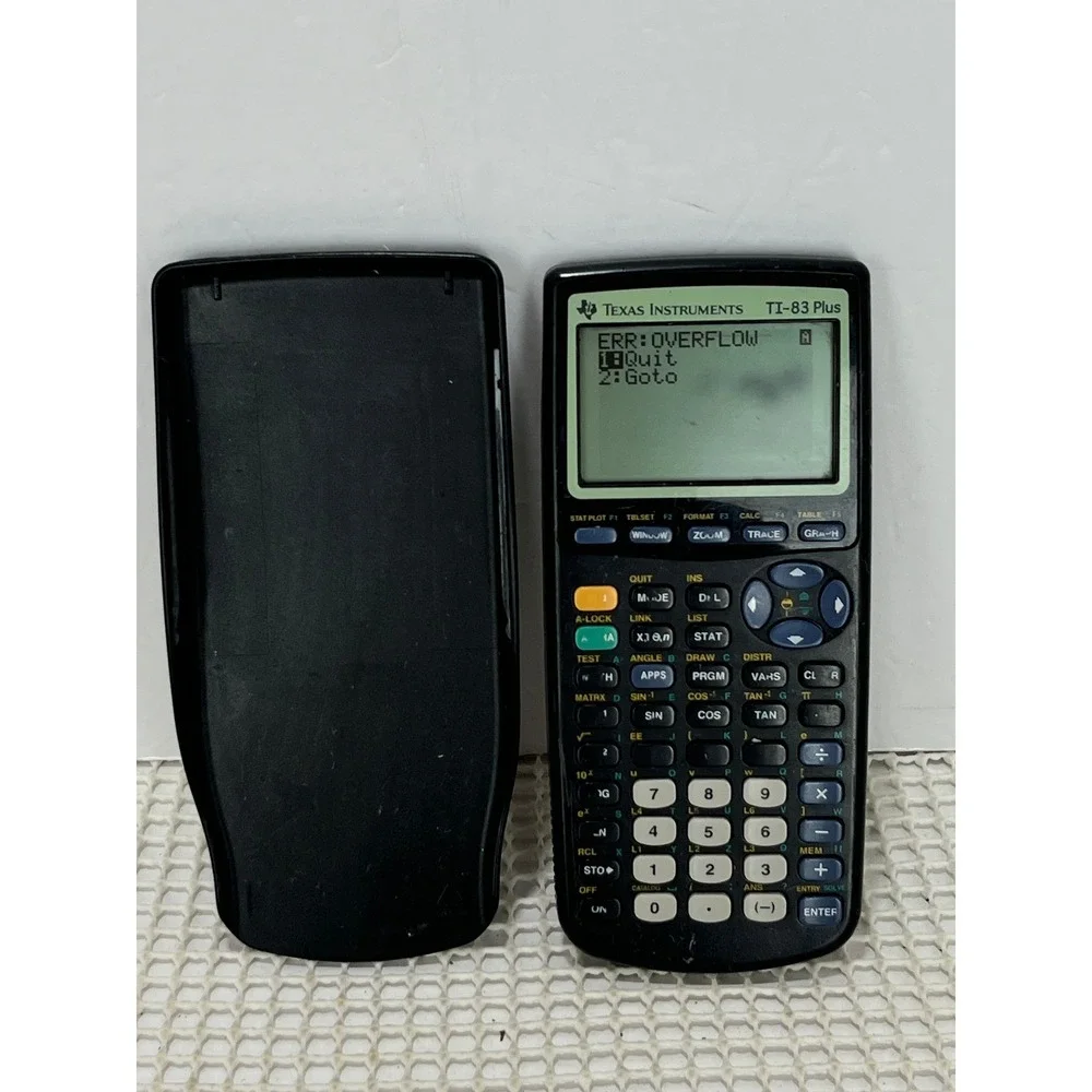 Texas Instruments TI 83 Plus Graphing Calculator School College TESTED